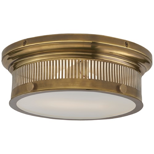 Visual Comfort Signature Collection E.F. Chapman Alderly Flush Mount in Antique Bass by Visual Comfort Signature CHC4391ABWG