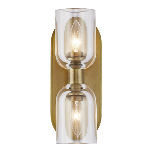 Alora Lighting Alora Lighting Elisa Carlucci Lucian Vintage Brass Sconce WV338902VBCC