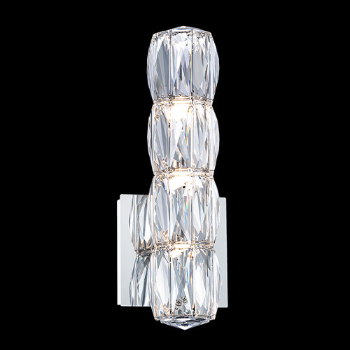 Schonbek Worldwide Lighting Verve LED Polished Stainless Steel LED Sconce