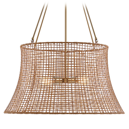 Savoy House Lighting Longleaf Burnished Brass Outdoor Chandelier