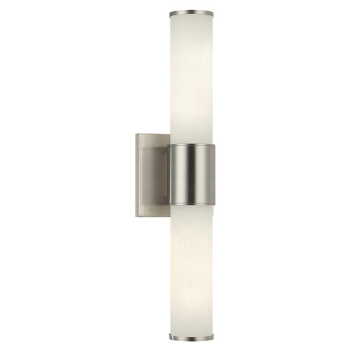 Matteo Lighting Matteo Lighting London Brushed Nickel LED Vertical Bathroom Light S01412BN
