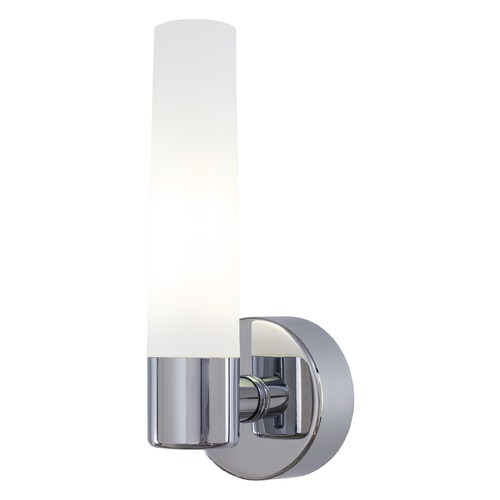 Saber Fluorescent Wall Sconce in Chrome by George Kovacs