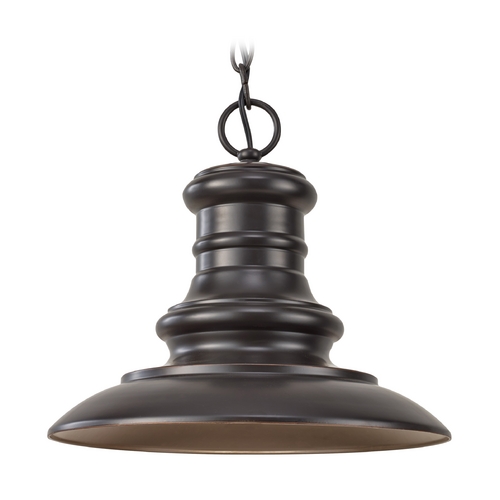 Generation Lighting Redding Station Outdoor Hanging Light in Restoration Bronze by Generation Lighting OL8904RSZ