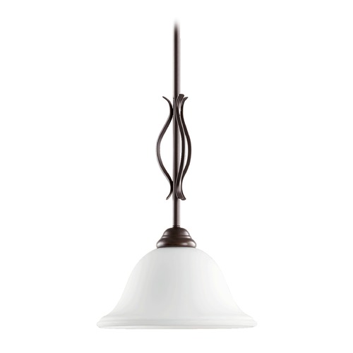 Quorum Lighting Spencer Oiled Bronze Mini Pendant by Quorum Lighting 3110-186