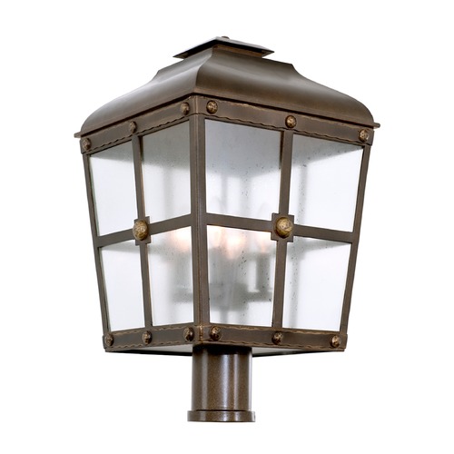 Shorecrest Aged Bronze Post Light by Kalco Lighting