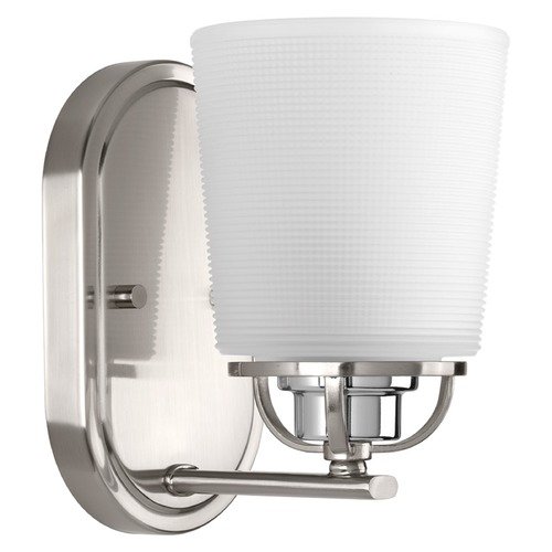 Progress Lighting West Village Sconce in Nickel & Chrome by Progress Lighting P300004-009