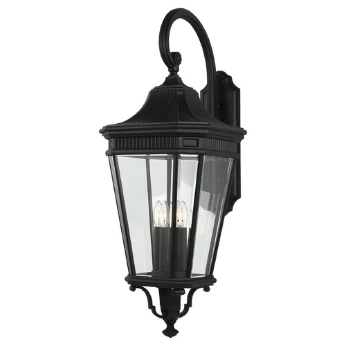 Cotswold Lane Black Outdoor Wall Light by Generation Lighting