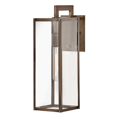 Hinkley Max Medium Wall Lantern in Burnished Bronze by Hinkley Lighting 2594BU