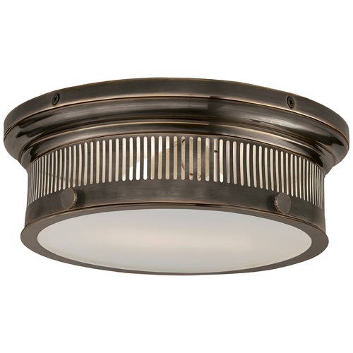 Visual Comfort Signature Collection E.F. Chapman Alderly Flush Mount in Bronze by Visual Comfort Signature CHC4391BZWG