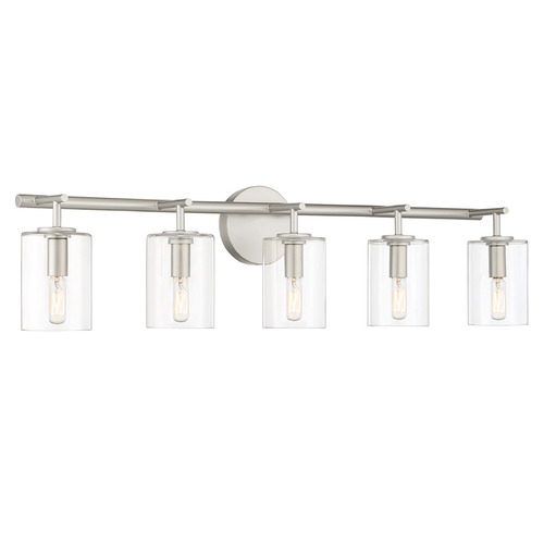 Hailie Satin Nickel Bathroom Light by Craftmade Lighting