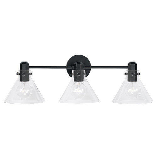 Greer 28.25-Inch Vanity Light in Matte Black by Capital Lighting