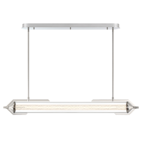 Espada 48-Inch LED Linear Pendant in Nickel by Eurofase Lighting