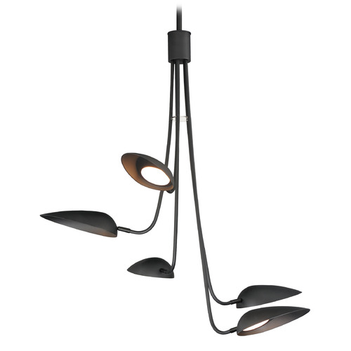 ET2 Lighting Marsh Black LED Pendant by ET2 Lighting E24095-BK