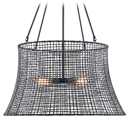 Savoy House Lighting Longleaf Matte Black Outdoor Chandelier