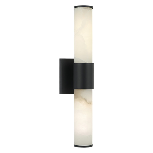 Matteo Lighting Matteo Lighting London Matte Black LED Vertical Bathroom Light S01412MB