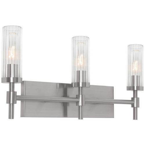 Afx Lighting Huntington Satin Nickel Bathroom Light