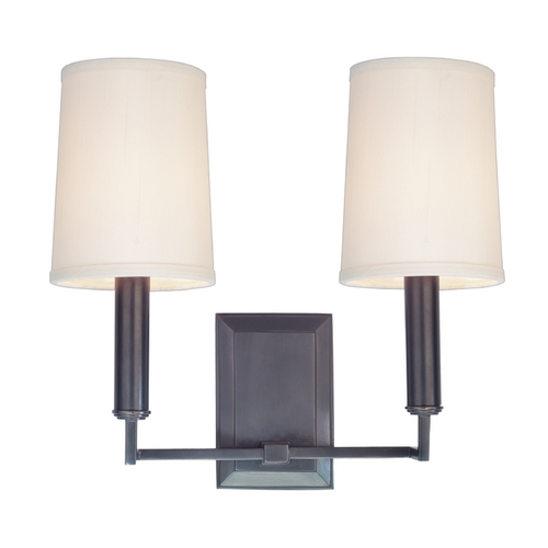 Clinton Double Sconce in Old Bronze by Hudson Valley Lighting