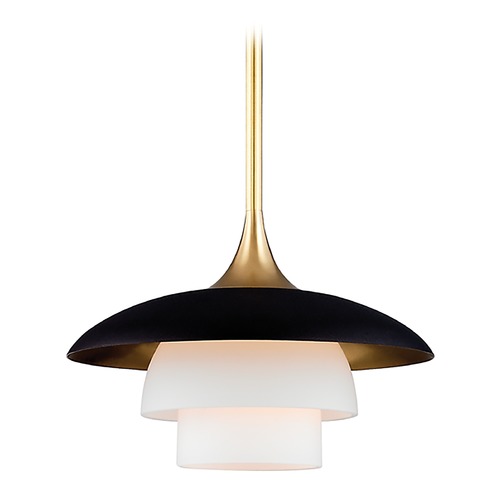 Barron Pendant in Aged Brass by Hudson Valley Lighting