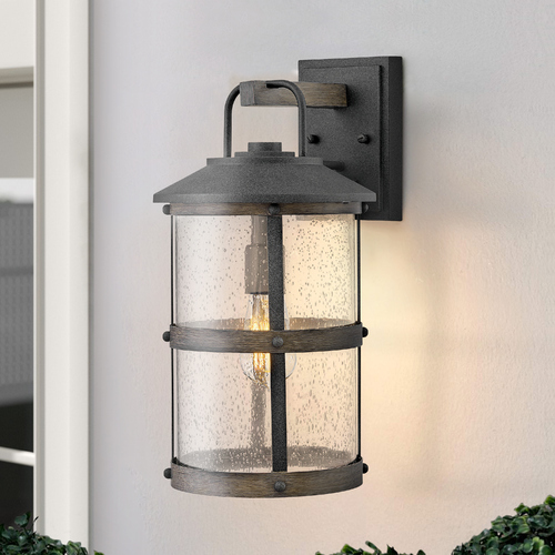 Lakehouse 17.25-Inch Aged Zinc LED Outdoor Wall Light by Hinkley Lighting