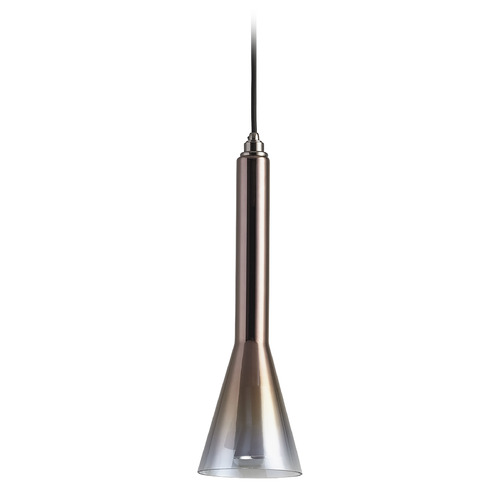 Liberty Coffee Ombre LED Pendant in Gunmetal by Oxygen Lighting