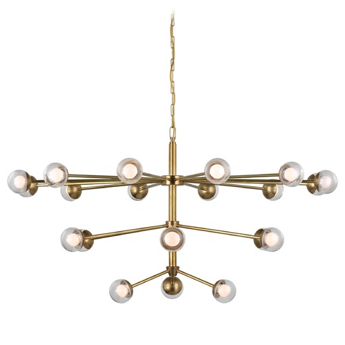Visual Comfort Signature Collection Kate Spade New York Alloway Chandelier in Soft Brass by Visual Comfort Signature KS5235SBCG