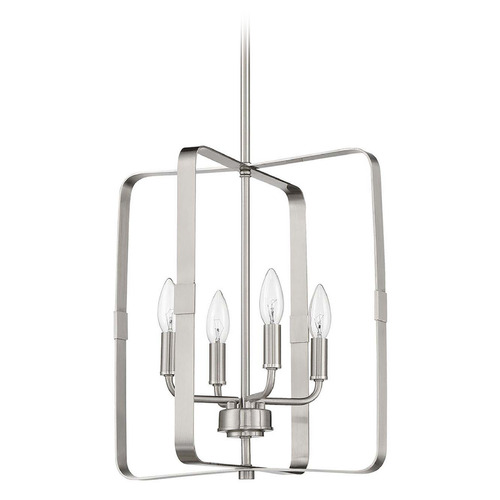 Stowe Brushed Polished Nickel Pendant by Craftmade Lighting