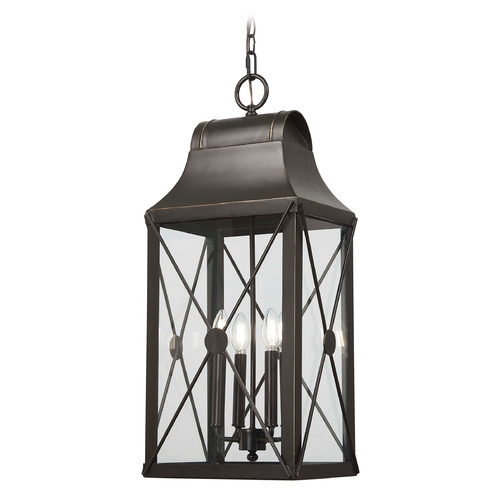 Minka Lavery De Luz Oil Rubbed Bronze & Gold Outdoor Hanging Light by Minka Lavery 73298-143C