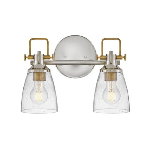 Easton Bath Light in Polished Nickel & Brass by Hinkley Lighting