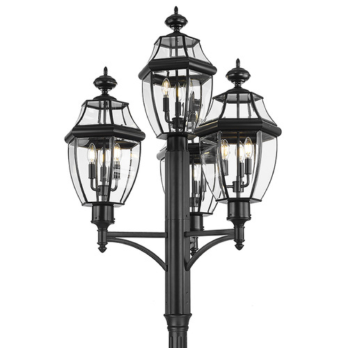 Z-Lite Westover Black Post Light