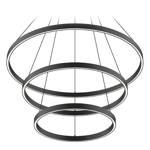 Kuzco Lighting Cerchio Black LED Chandelier