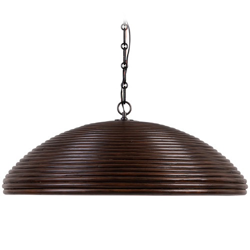 Linnea Bronze Etched Ribbon Glass Large Chandelier