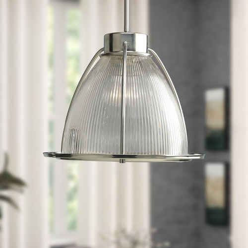 Coastal Pendant in Brushed Nickel by Progress Lighting