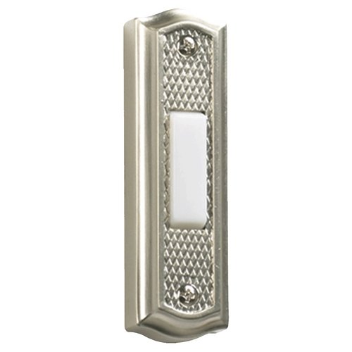 Satin Nickel Doorbell Button by Quorum Lighting