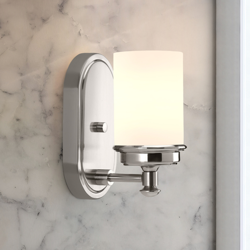 Glide Brushed Nickel Sconce by Progress Lighting
