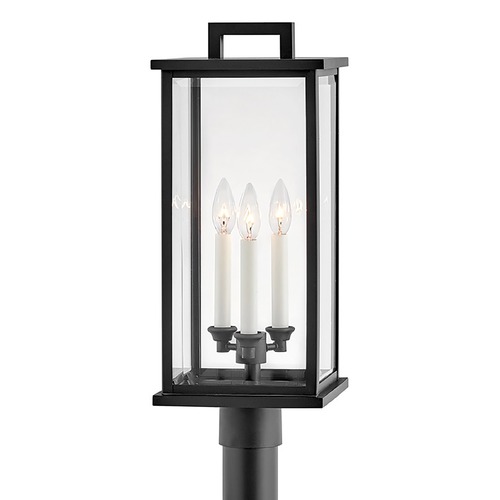 Hinkley Weymouth Large Post Top Lantern in Black by Hinkley Lighting 20011BK