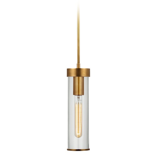 Visual Comfort Signature Collection Kelly Wearstler Liaison Pendant in Antique Brass by Visual Comfort Signature KW5116ABCG