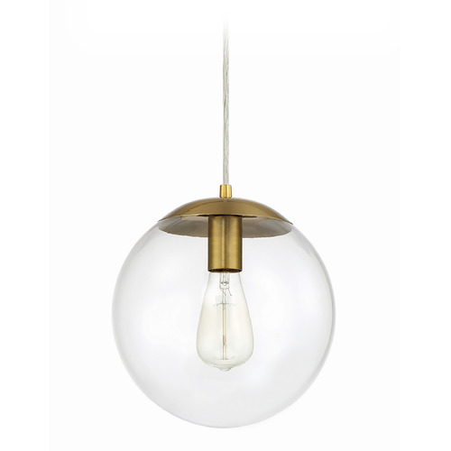 Gaze Satin Brass Mini Pendant by Craftmade Lighting