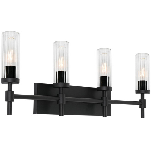 AFX Lighting Afx Lighting Huntington Black Bathroom Light HNTV3011MBBK