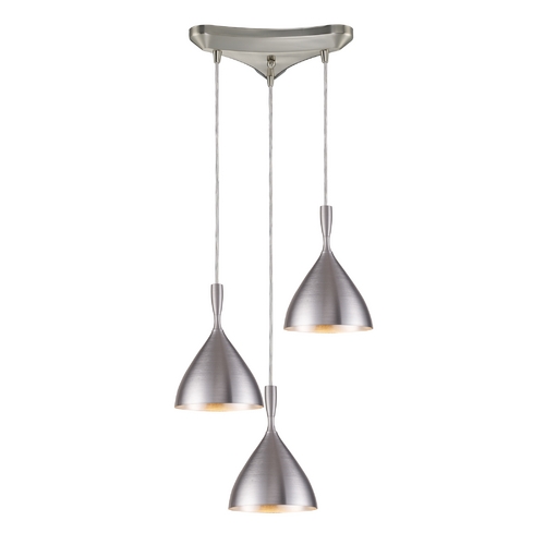 Elk Lighting Modern Multi-Light Pendant Light 3-Lights 17042/3ALM