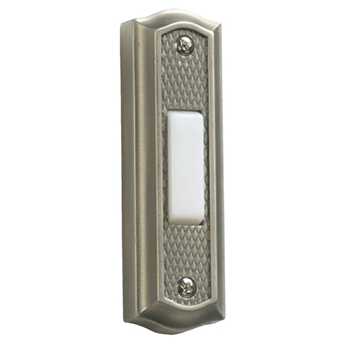 Antique Silver Doorbell Button by Quorum Lighting