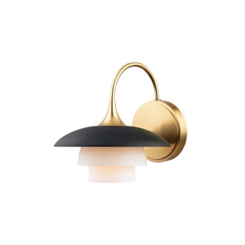 Hudson Valley Lighting Barron Sconce in Aged Brass by Hudson Valley Lighting 1011-AGB