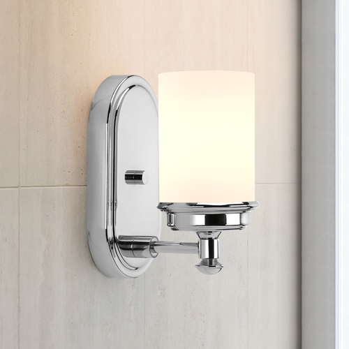 Glide Polished Chrome Sconce by Progress Lighting