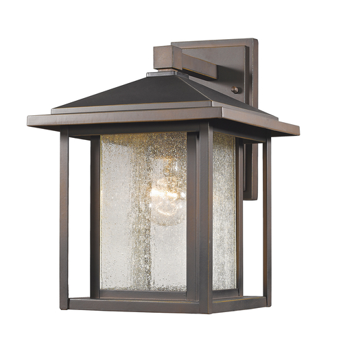 Z-Lite Aspen Oil Rubbed Bronze Outdoor Wall Light by Z-Lite 554M-ORB