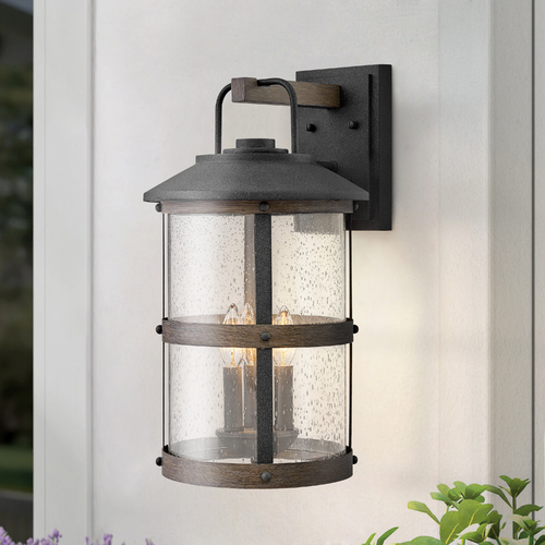 Lakehouse 19.75-Inch Aged Zinc LED Outdoor Wall Light by Hinkley Lighting