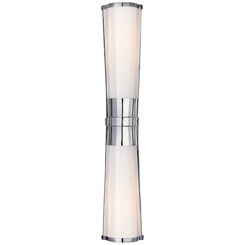 E.F. Chapman Carew Linear Sconce in Polished Nickel by Visual Comfort Signature