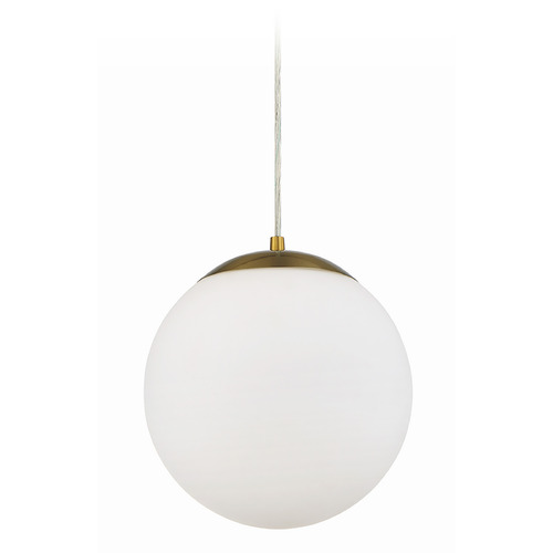 Gaze Satin Brass Mini Pendant by Craftmade Lighting