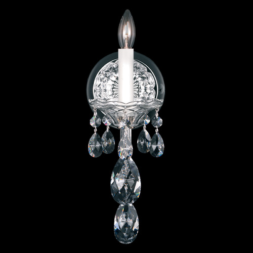 Schonbek Worldwide Lighting Sterling Polished Silver Sconce