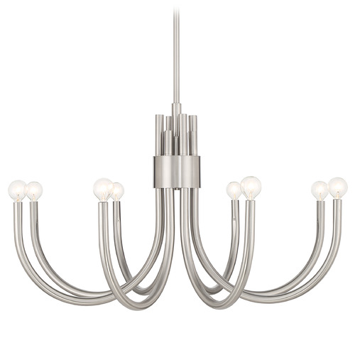 Savoy House Savoy House Lighting Sorrento Satin Nickel Chandelier 1-6680-8-SN