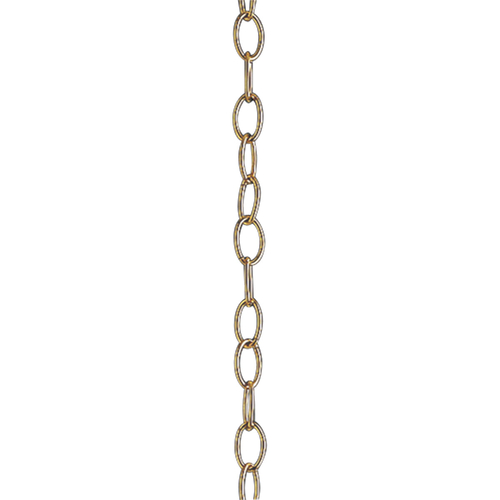 10-Foot Chain in Polished Brass by Progress Lighting