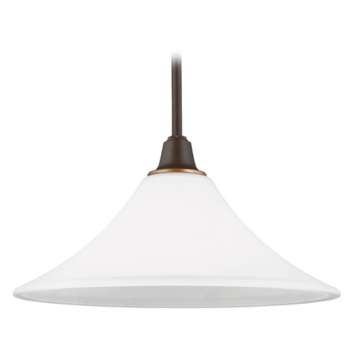 Generation Lighting Metcalf 15-Inch Pendant in Autumn Bronze by Generation Lighting 6513201-715